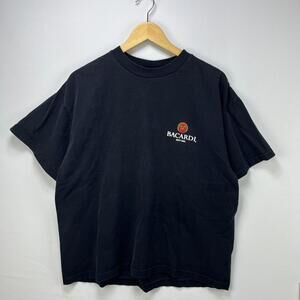 Vintage 90s Bacardi T-Shirt Made in USA Large